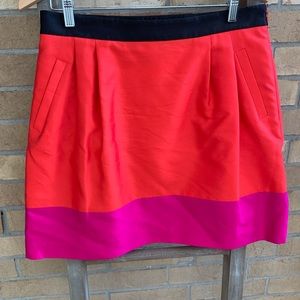 Kate Spade Color Block A-line skirt